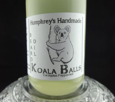 KOALA BALLS Beard Oil, Eucalyptus Peppermint 2oz Beard Conditioner Natural Serum