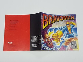 Bravoman *FRENCH* Canada Authentic Original TurboGrafx-16 NEC Manual Only