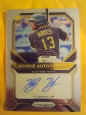 2021 Prizm Rookie Autographs Kebryan Hayes Rookie RC Auto Beautiful Card MINT 