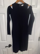 Eliza J Black Cut Out Shoulders Size Small Dress