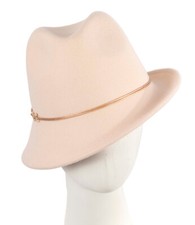 Beige Felt Fedora hat by Max Alexander 100 Australian Owned Family Business
