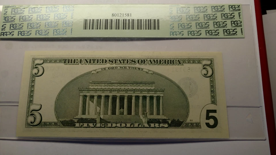 Fr. 1988-L* 2001 $5 FW Federal Reserve Note PCGS Super Gem New 68PPQ. - Image 4 of 4