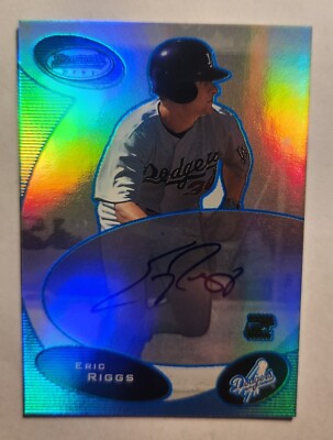 2003 Bowman's Best Eric Riggs Auto #BB-ER Blue | eBay