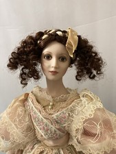 Catherine Franklin Heirloom Porcelain 17  Doll
