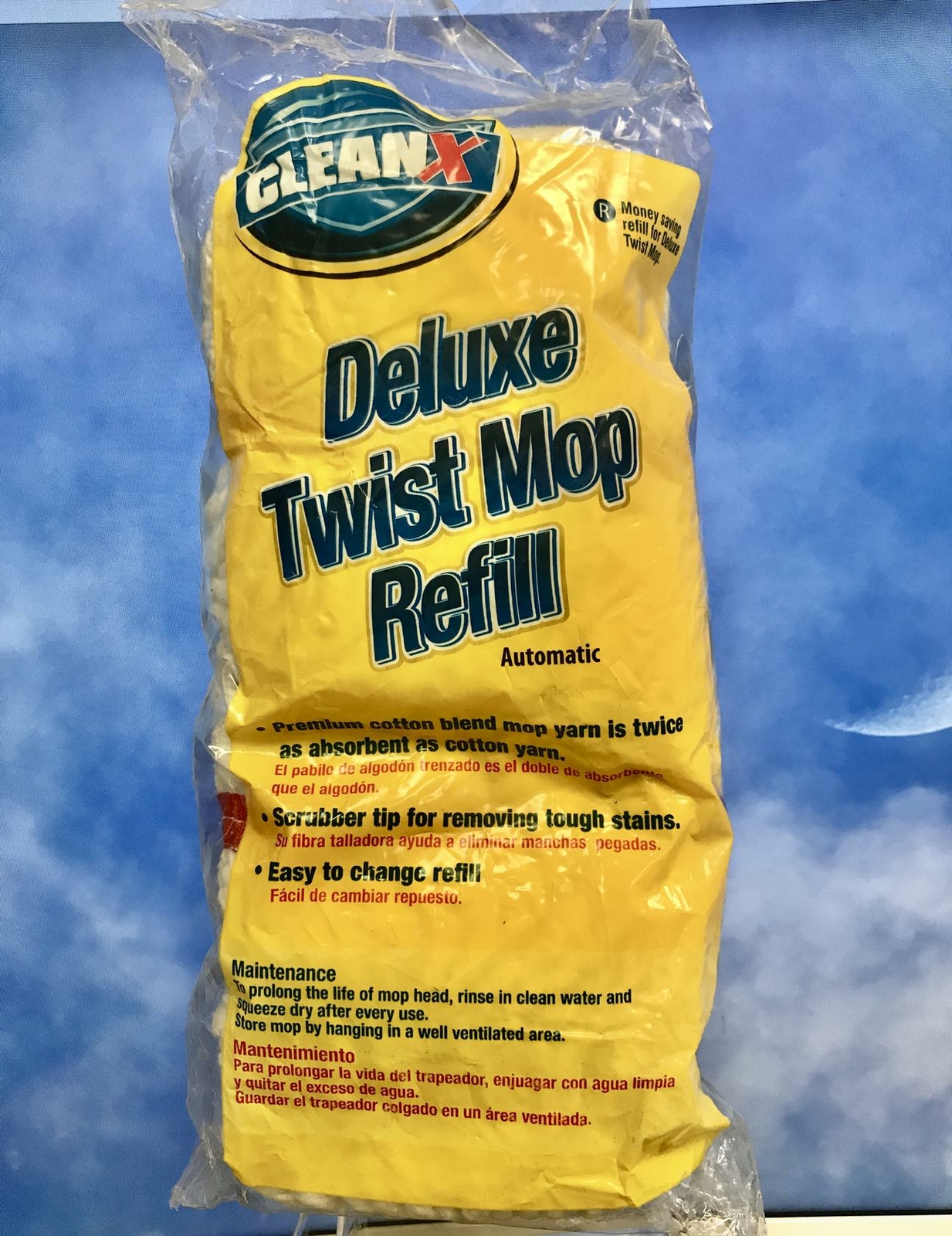 American Cleaning Supply Co CleanX Deluxe Twist Mop Mine 6012X