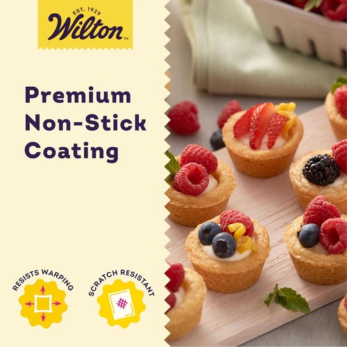 Perfect Results Premium Non-Stick Cupcake Pan, 12-Cup Muffin Tin, Steel Baking - Picture 23 of 25