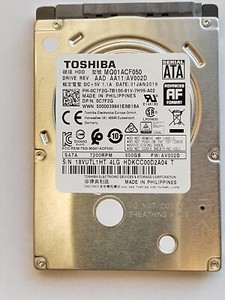 TOSHIBA HDD 480 GB 5400 RPM | M01ACF050