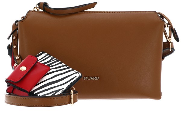 Picard Safari Shoulder Bag Schultertasche Utensilientasche Tasche Cognac Braun-image