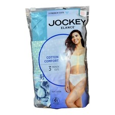 NWT JOCKEY Elance French Cut Briefs 100 Cotton Comfort Assorted Sz 10/3XL