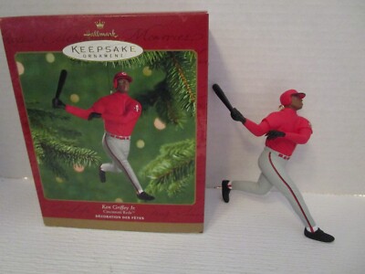 Hallmark Keepsake MLB KEN GRIFFEY JR. Cincinnati Reds At The Ballpark NEW 2000