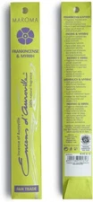 Maroma Frankincense and Myrrh Premium Stick Incense, 10 Sticks