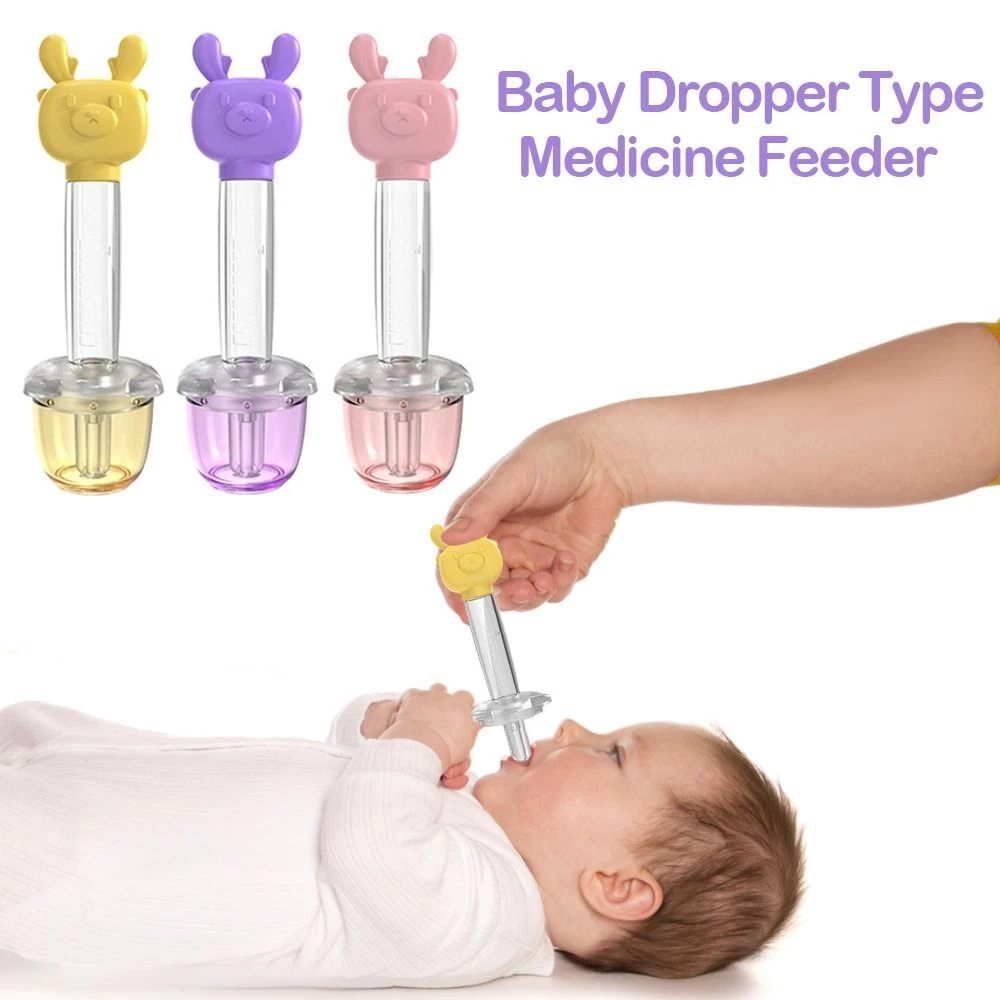 Feeder Baby Dropper Feeder Baby Choking Resistant Silicone Squeeze