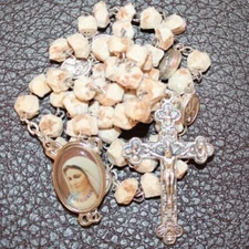 MEDJUGORJE - Rosary made from Apparation hill stones and shipped directly fro...