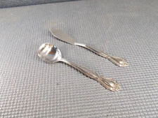 Lifetime Cutlery Stainless Flatware LCU9 Pattern Sugar Spoon & Butter Knife