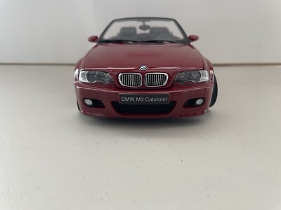1/18 BMW M3 KYOSHO CABRIOLET RED | eBay