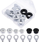 Bicycle Hub Axle Nut Kit, Bike Wheel Accessories, Mountain Bike, 3 Size