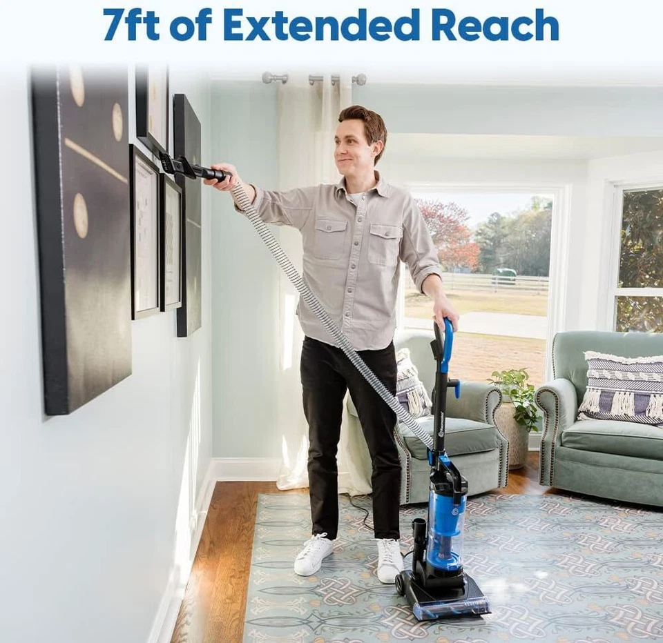 Upright Vacuum Cleaner Cyclone Filtration System Pet Hair Carpet Cleaning NEW - Image 3 of 4