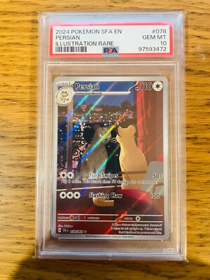 PSA 10! GEM! Persian (078/064) Shrouded Fable S&V