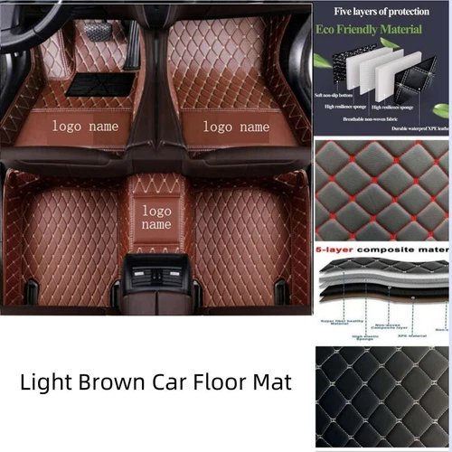 Car Floor Mat For Nissan Titan/Titan Crew Cab All Weather Auto Carpet Custom Mat - Imagen 32 de 38