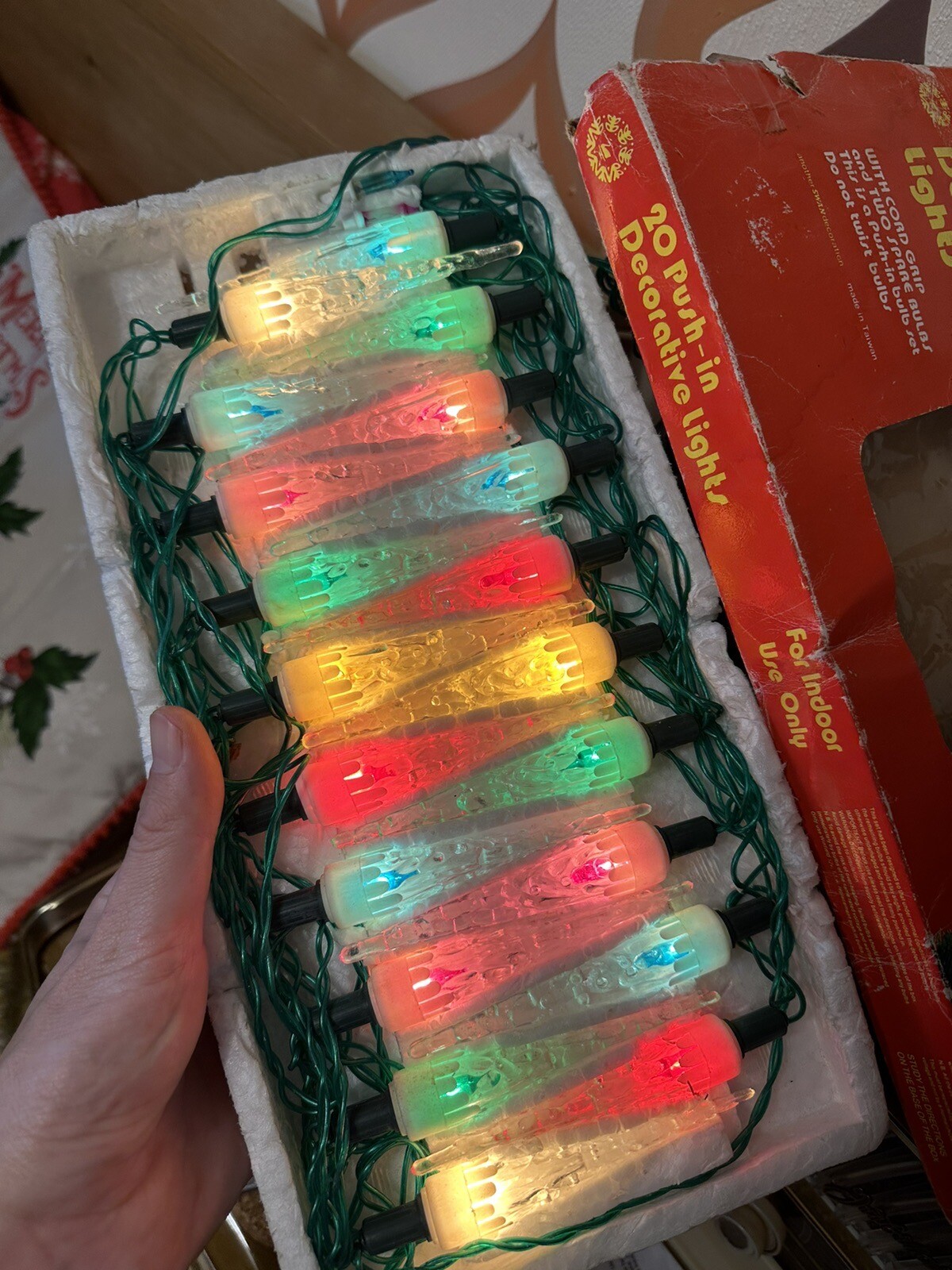 Job Lot Vintage Christmas Decorations / Lights / New / Woolworths / eBay