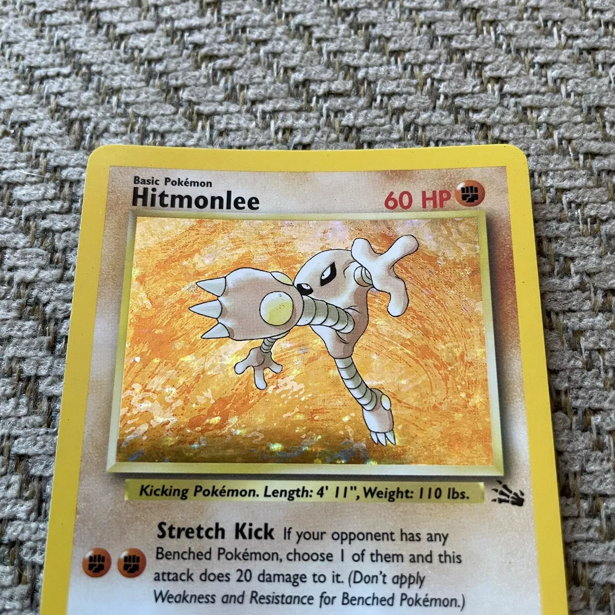 Hitmonlee (22/62) [Fossil 1st Edition] - DarksideGames