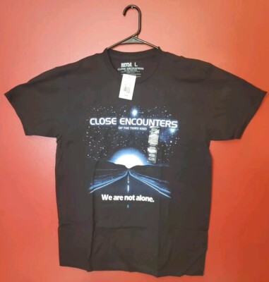 NEW CLOSE ENCOUNTERS OF THE THIRD KIND 70s Movie T-Shirt Small S SPIELBERG RARE