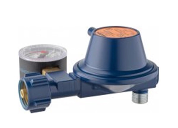 Gok Gasregler EN61 0,8Kg/H 50Mbar Klf X G1/4LH-KN-90G Prv Ma-image