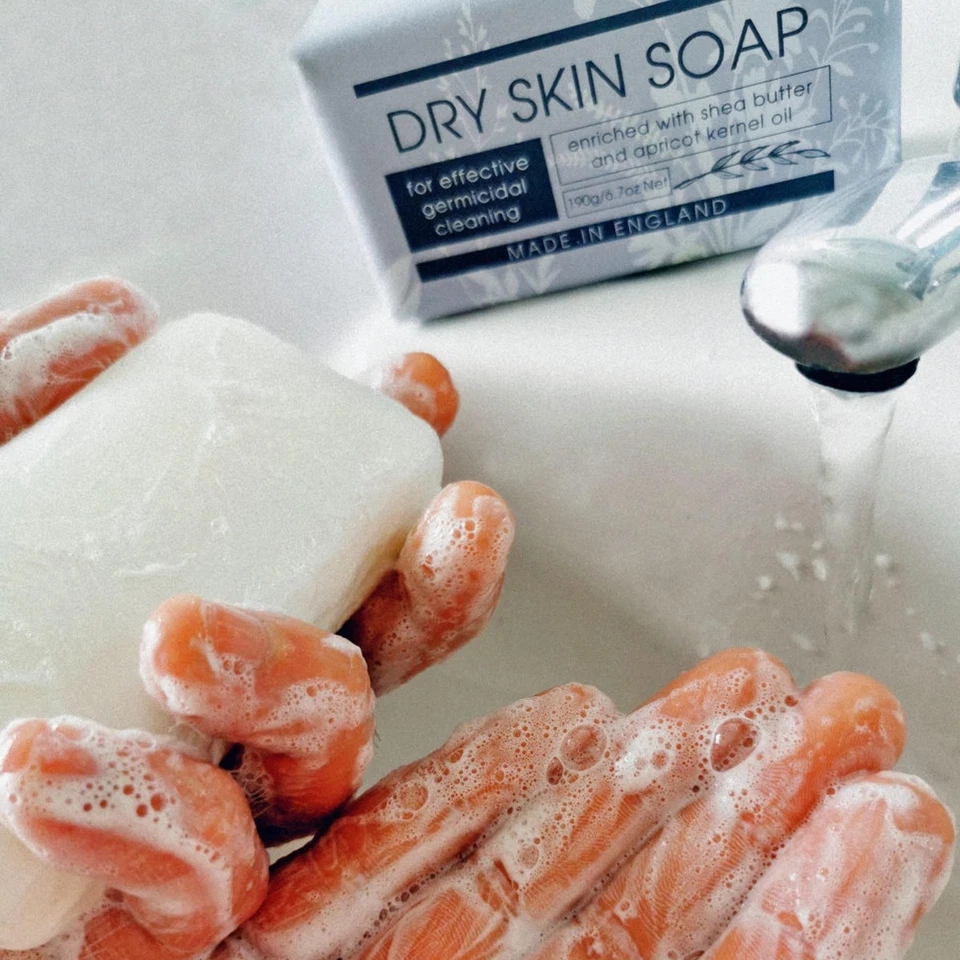 Luxury Vegan Soap Perfume Free Dry Skin Personal Care Soap Bar - English Soap Co - Image 2 of 2