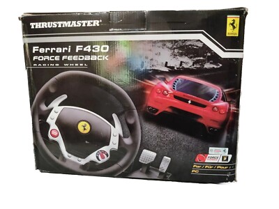 Thrustmaster Rare Ferrari Gt F430 Racing Wheel Pedal For (PC) 