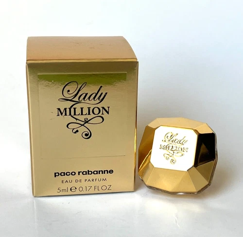 Lady Million Perfume for Women Mini Splash EDP 0.17 FL OZ / 5 ML Brand New!