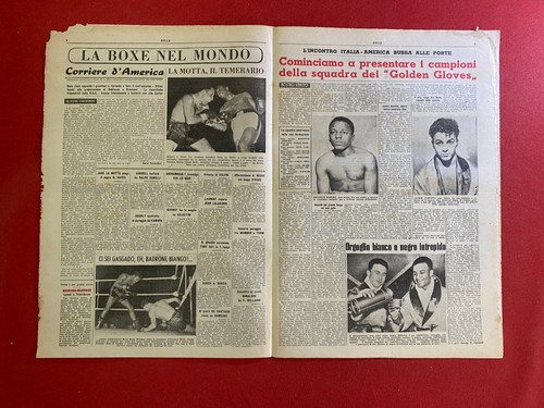 BOXE - ANNATA 1952 Lotto 11 Giornali completi , Settimanale di PUGILATO - Foto 4 di 5