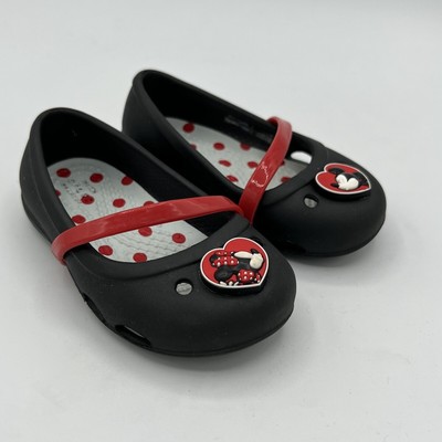 black mickey crocs