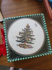 New!! Spode "Christmas Tree" 4" Diam Cardboard Paper Coasters Set of 12 TC5-2021