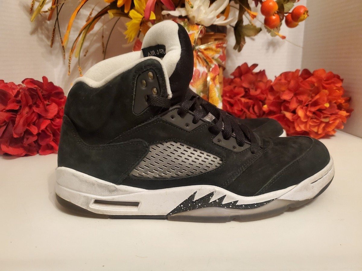 Air Jordan 5 Retro Moonlight \'Oreo\' 2013 Men’s Size 11 (136027-035) OG ALL CLEAN Nike Air Jordan 5 Retro 2013 Black Oreo Men main image 4