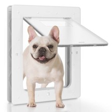 Dog Door for Walls with Attached Magnets Weather Resistant Medium Size Thickened