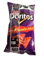 6-Pk Doritos Xtra Flamin Hot 🇲🇽 Doritos X-Hot Chips 62gr/2.19oz ea.