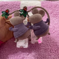 Set Of 2 Bath & and Body Works Mistletoe Mouse Sweater Wallflower Plug In