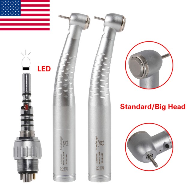 KAVO Style Dental Fiber Optic LED Handpiece Turbine/6 Hole quick