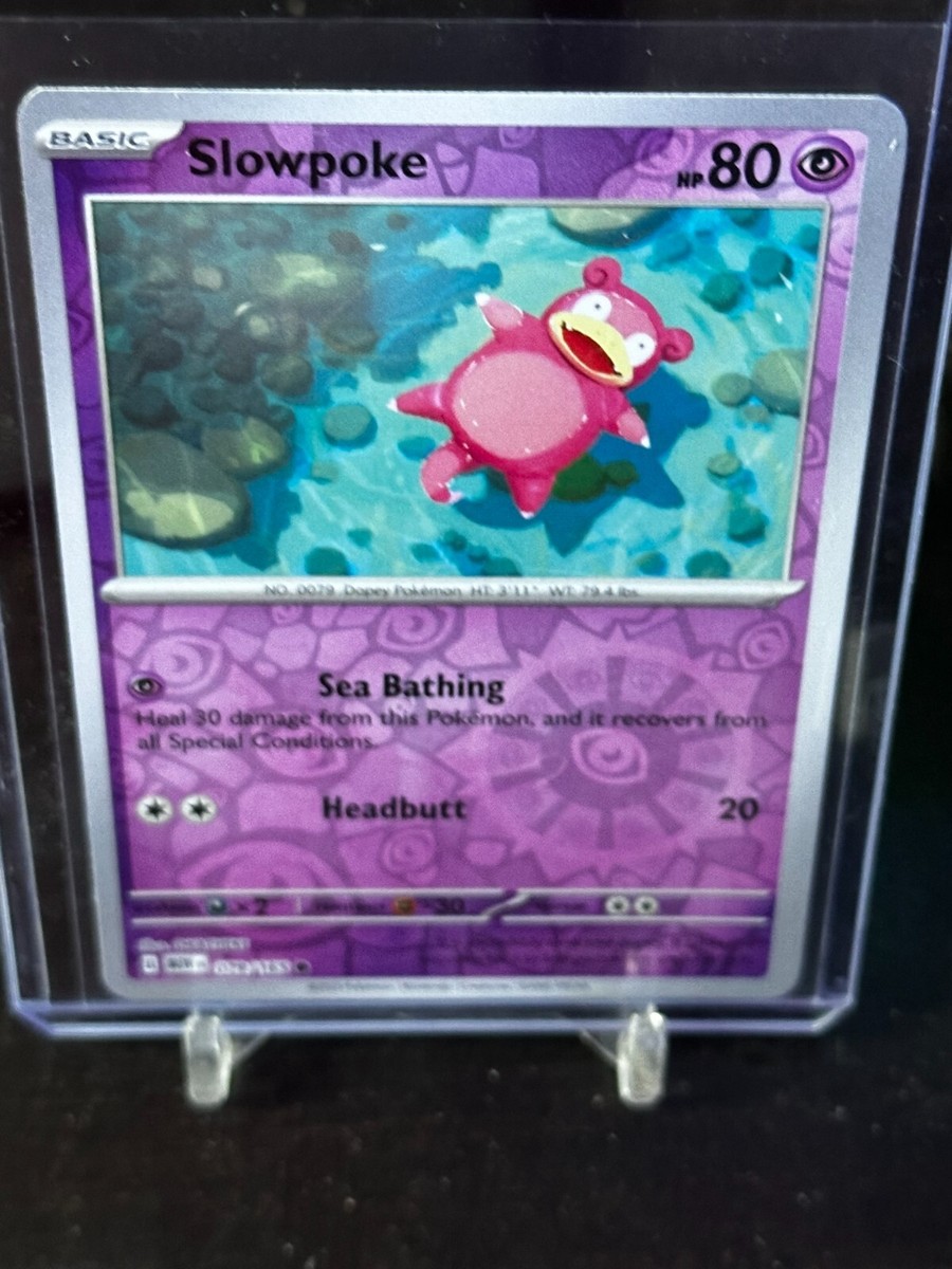 Pokemon 151 Slowpoke 079/165 Reverse Holo Rare | eBay
