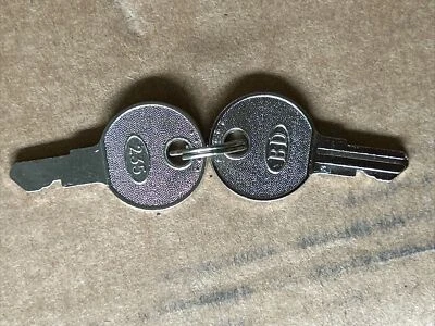 QTY. 2 BD 235 Cash Drawer Key Pair fits HP, Sam4s, NCR, Touch Dynamic Wasp & CRS
