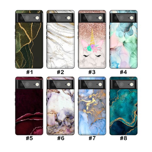 Coque Silicone pour Google Pixel 8A 7A 9 10 Pro XL 6A 5 Coque Téléphone Imprimée Marbre - Photo 2 sur 50