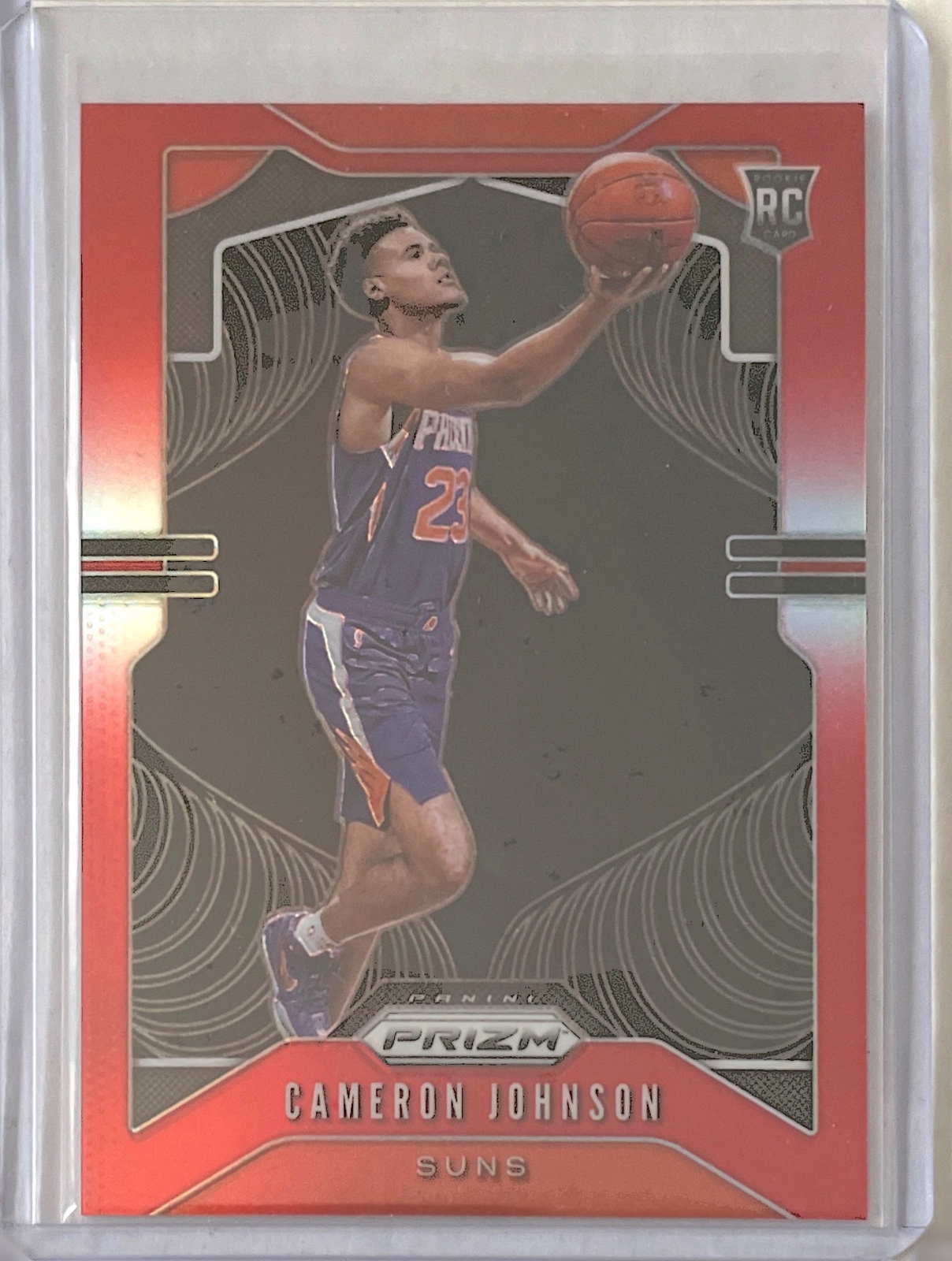 CAMERON JOHNSON 2019-20 PANINI PRIZM RED PRIZM ROOKIE RC #D /299
