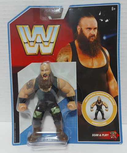 Mattel WWE Retro Series Action Figure Braun Strowm...