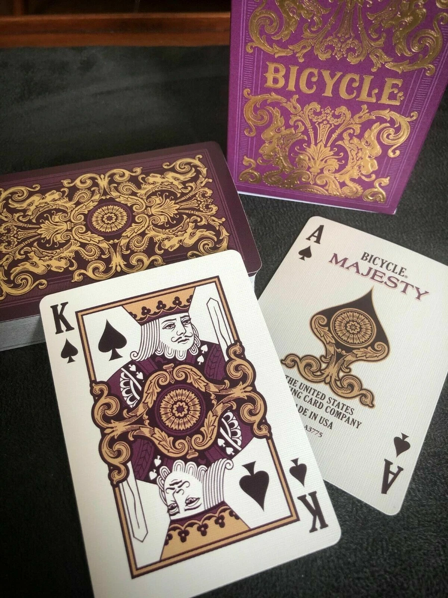 Bicycle purple deck hot sale