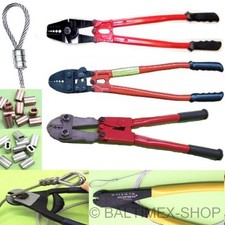 Presszange Crimpzange Quetschzange f. Nico Press Hülsen Seilschere Drahtseile 