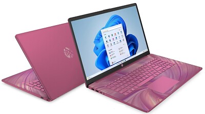 HP Touch 17-cn3219ds 17z Laptop PC 17.3'' Intel N200 Quad Backlit Key FP Read W11