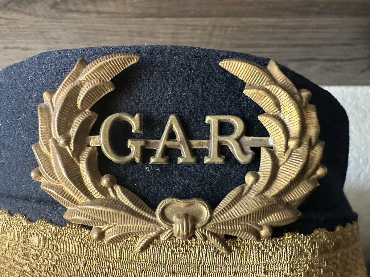 Antique Civil War Veterans GAR Cap 6 3/4 Size | eBay Antique Civil War Veterans GAR Cap 6 3/4 Size | eBay