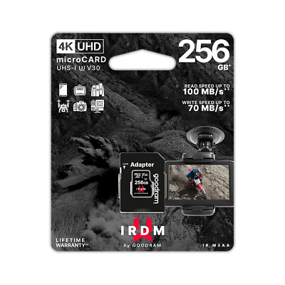 5908267930403 Karta pamięci microSD 256 GB UHS-I U3 Goodram z adapterem Goodram
