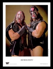 WWE DEMOLITION OFFICIAL LICENSED 8.5X11 ORIGINAL PROMO PHOTO 1991 SMASH & CRUSH