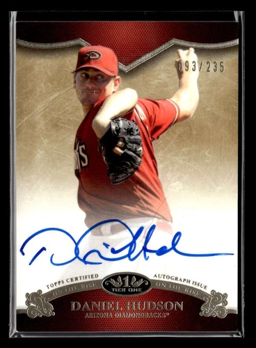 2012 Topps Tier One On The Rise Daniel Hudson Autograph Auto /235 FX3028